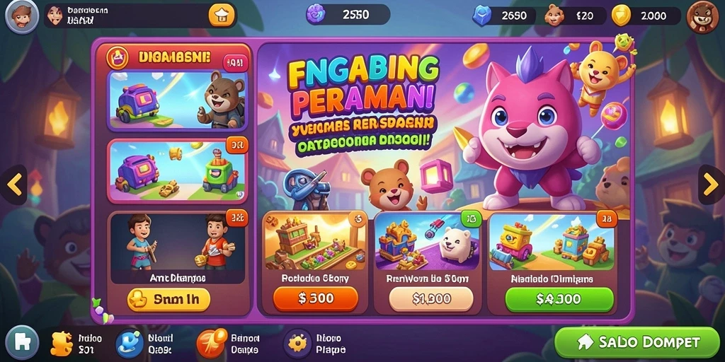 Fitur bonus menarik yang menambahkan keseruan permainan.